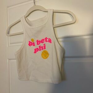 Pi Beta Phi Sorority tank-handmade